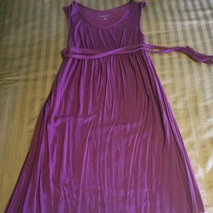 Maternity Purple/blue maxi dress